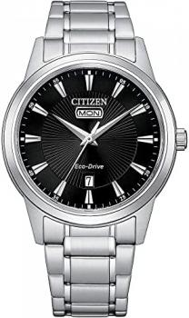 Citizen AW0100-86E Men's Eco-Drive Silver Steel Bracelet Watch