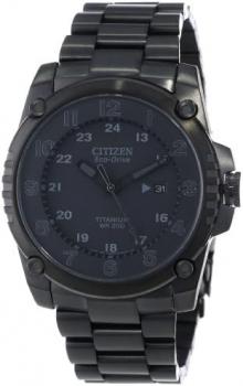 Citizen Men's BJ8075-58E Eco-Drive STX43 Shock-Proof Black Titanium Watch