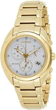 Citizen Eco-Drive Women's FB1392-58A Celestial Analog Display Gold Watch