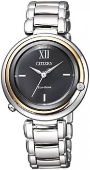 [Citizen] Watch Citizen Large Eco Drive a-kuri-siri-zu Kanon – Inspired Design em0658 – 95E Women's Silver