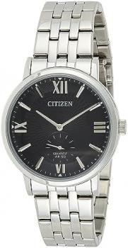 Citizen Quartz Black Dial Stainless Steel Men's Watch BE9170-72E