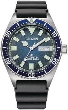 Citizen Analog Blue Dial Men's Watch-NY0129-07L, Blue, Modern