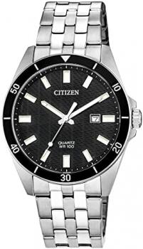 Citizen Quartz Mens Watch, Stainless Steel, Classic, Silver-Tone (Model: BI5050-54E)