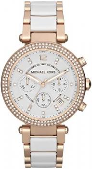Women Watch Michael Kors MK5774 Chronograph Rose Gold Tone Stainless Steel Case