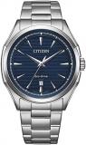 Citizen AW1750-85L Men's Eco-Drive Blue Dial Silver Bracelet Watch