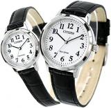 Citizen BJ6541-15A EM0930-15A Men's Women's Watch Pair Watch Collection, Eco-Drive Solar