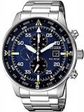 Citizen CA0690-88L Men's Eco-Drive Chronograph, Silver, Stainless Steel, Water Resistant to 10 ATM, Bracelet Type