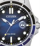 Citizen Marine 1810 Eco-Drive Blue Dial Men's Watch AW1810-85L