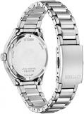 CITIZEN FE2110-81A Women's Analogue Japanese Quartz Movement Watch with Stainless Steel Strap, White, One Size, Bracelet