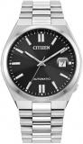 Citizen Eco-Drive TSUYOSA Collection Automatic Black Dial Stainless Steel Watch 40mm - NJ0150-56E