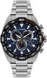 Citizen Men's Eco Drive Promaster Land Atomic Time Keeping Watch in Stainless Steel, Blue Dial (Model: CB5034-58L)
