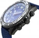 Citizen Men's Promaster Titanium Quartz Watch with Rubber Strap, Blue, 21 (Model: CC5006-06L)