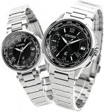 Citizen CB1020-54E EC1010-57F Crosssea Eco-Drive Wristwatch, Pair Watch, Men's, Women's