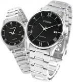 Citizen AS1060-54E ES0000-79E Men's Women's Wristwatch, Pair Watch, Eco-Drive, R...