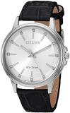 Citizen Women's 'Eco-Drive' Quartz Stainless Steel and Leather Casual Watch, Col...