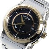 Citizen CNG72-0012 Solar Radio Eco Drive Quartz Men's Watch, Black, Bracelet Type