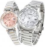 Citizen EC1020-54A EC1014-65W Crosssea Eco-Drive Wristwatch, Pair Watch, Men's, ...