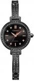 Citizen Ladies Eco-Drive Silhouette Crystal Black Stainless Steel Watch EM0865-58E