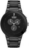Citizen Men's AT2245-57E Eco-Drive "Axiom" Black Stainless Steel Watch