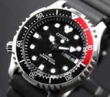 CITIZEN PROMASTER NY0085-19E Automatic Divers Watch Men's Diver Cuban Japanese Movement Red Black, green