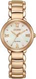 Citizen L Series Eco-Drive Mother of Pearl Dial Ladies Watch EM0929-81Y