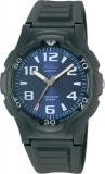 Citizen Q&Q VP84J850 Men's Watch, Analog, Waterproof, Urethane Strap, Blue, Black/Blue, Watch