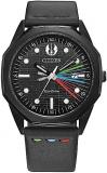 Citizen Men's Eco-Drive Star Wars Darth Vader Black Ion Plated Case Watch with G...