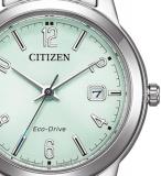 Citizen Lady Eco-Drive Green Dial Watch FE1241-71X