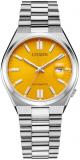 Citizen Eco-Drive Tsuyosa Yellow Dial and Stainless Steel Bracelet Watch 40mm NJ...