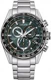 CITIZEN Men's Chronograph Eco-Drive Watch with Stainless Steel Strap