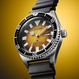 Citizen Promaster Diver Automatic Yellow Dial Men's Watch NY0120-01X