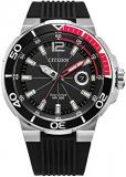 Citizen Men's Eco-Drive Sport Luxury Endeavor 3-Hand Date Stainless Steel Watch,...
