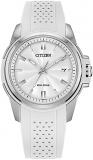 Citizen Ladies' Eco-Drive Classic Silver Stainless Steel 3 Hand Watch with White...