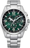 Citizen Men's Eco-Drive Promaster Land Chronograph Watch in Stainless Steel, Perpetual Calendar
