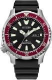 Citizen Men's Promaster Sea Automatic Polyurethane Strap Watch, 3- Hand Date and...