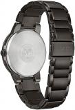 Citizen Men's Eco-Drive Modern Axiom Watch in Gray Stainless Steel, Black Dial (Model: BJ6517-52E)