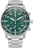 Citizen Men's Eco-Drive Sport Casual Brycen Weekender Chronograph Stainless Stee...