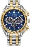 Citizen Eco-Drive Carson Two-Tone Bracelet Watch | 43mm | CA4544-53L