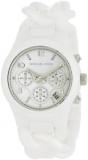 Michael Kors Women's MK5387 Ceramic Classic Chronograph White Watch