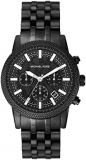 Michael Kors Hutton Men's Watch, Stainless Steel Chronograph Watch for Men with ...