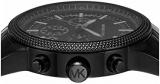 Michael Kors Hutton Men's Watch, Stainless Steel Chronograph Watch for Men with Steel or Leather Band