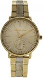 Michael Kors Women's W-WAT-1344 MK3510 Jaryn Gold Dial Watch