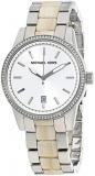 Michael Kors MK6371 Silver Stainless Steel & Acrylic Horn Women's Watch