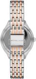 Michael Kors Women's Mindy Three-Hand Silver-Tone Alloy Watch MK7077
