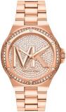 Michael Kors Watches Women's Lennox Quartz Watch with Stainless Steel Strap, Ros...