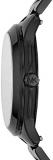 Michael Kors Women's Runway Three-Hand Black Stainless Steel Watch