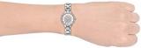 Michael Kors Allie Three-Hand Stainless Steel Watch with Glitz Topring