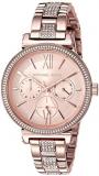 Michael Kors Women's Sofie Quartz Watch with Stainless-Steel-Plated Strap, Rose ...