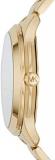 Michael Kors Women's Runway Three-Hand Gold-Tone Stainless Steel Watch