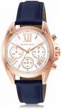 Michael Kors Bradshaw Chronograph Navy Leather Watch (Model: MK2960)